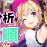 【放置少女】高順を分析・評価しました。