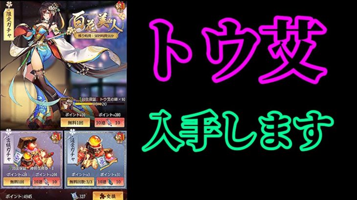 【放置少女】百花美人でトウ艾を入手/デイリールーティン/ショップリニューアル雑感枠＠2021/5/20【放置少女 無課金手探りプレイ実況 】