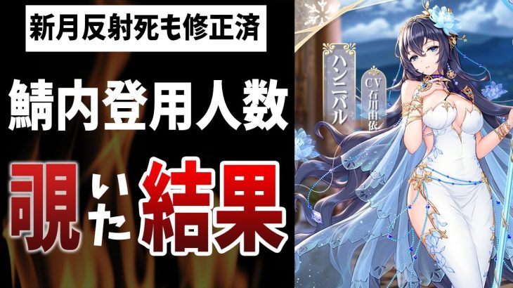 【放置少女】自鯖でハンニバル何人登用されたか気になったから覗いてみた結果…。