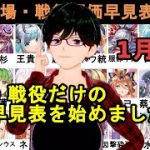 【放置少女副将特集】1月版戦場・戦役だけの副将評価早見表を始めました！【デフ】