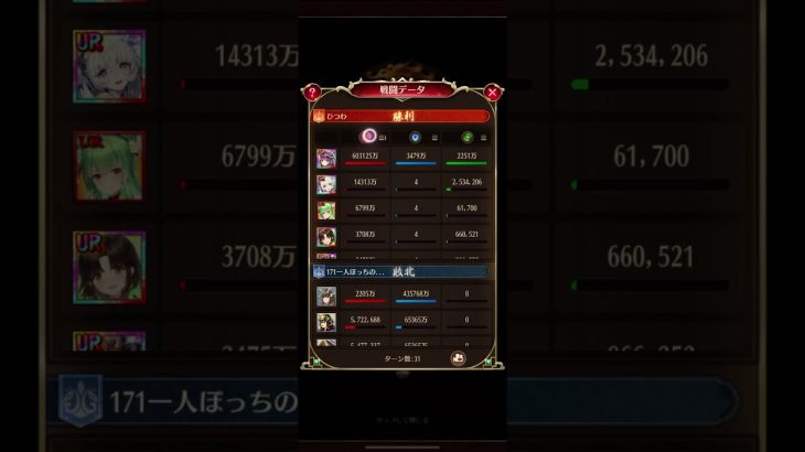 放置少女 戦役ボス線 171 一人ぼっちの異邦人