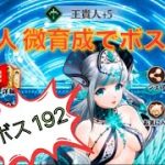 放置少女 ボス192突破 王貴人微育成