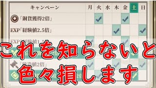 【放置少女】初心者必見 放置少女プレイヤーのウィークリールーティーン これを知らないとレベルや絆、装備に差が出ます weekly routine