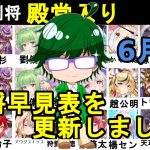【放置少女副将特集】6月版みんなで作ろう視聴者参加型副将評価早見表！【デフ】