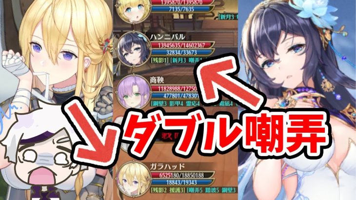 【放置少女】ダブル嘲弄をガラハッドとハンニバルで実践してみた結果・・・引退することになりました。