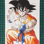 【ドラゴンボール】孫悟空描いてみた！ Drawing Goku #Shorts