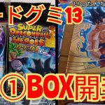 スーパードラゴンボールヒーローズカードグミ13　①BOX開封しました！！！