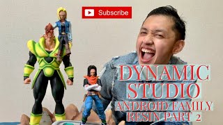 ANDROID FAMILY RESIN STATUE by Dynamic Studio (Dragon Ball Z) Part 2