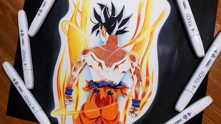 Goku | limit Breaker | Drawing | ドラゴンボール超 | #Shorts #animedrawingshorts