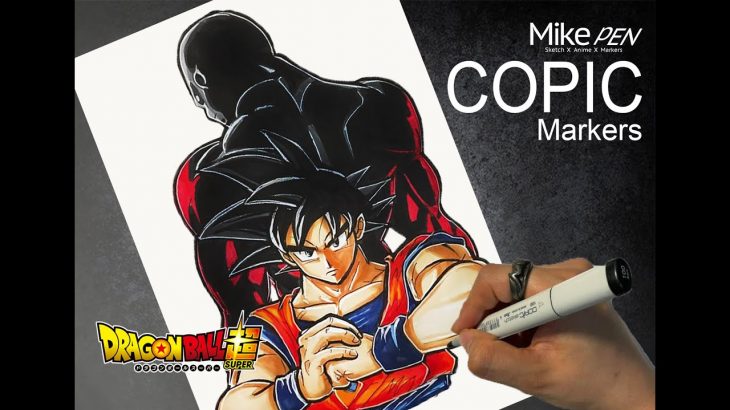 【DRAGON BALL】Son Goku ドラゴンボール  孫悟空 七龍珠 描いてみた | Drawing COPIC Markers Anime | Mike PEN SKETCH