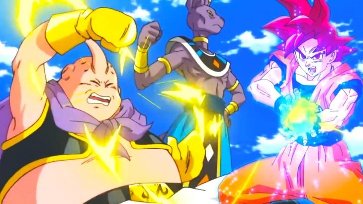 悟空は超サイヤ人の神の力を示し||Goku demonstrates the power of Super Saiyan God
