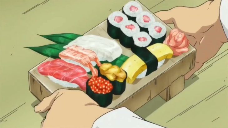 ドラゴンボール 超 食事シーン ウィス 寿司を食べる Dragon Ball Super Wiss Eating Moment Sushi