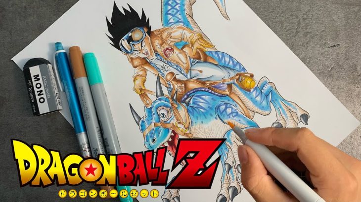Drawing Vegeta from Dragon Ball Z/ドラゴンボールのベジータ描いてみた