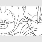【線画アニメ】悟空 VS 魔人ブウ / Goku VS Majin Buu【ドラゴンボール】