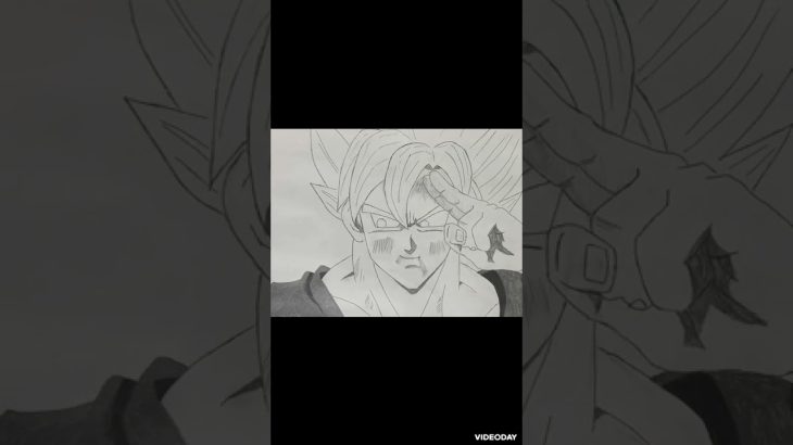 【ドラゴンボールZ】またな！悟空描いてみた！！#shorts （Painting amateur drew Goku.）【DRAGONBALL】