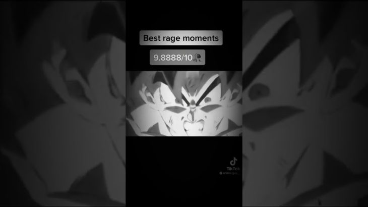 Goku getting mad