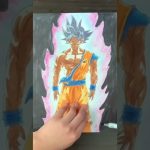 Drawing Goku ultra instinct (manga) / 漫画版孫悟空身勝手の極意描いてみた