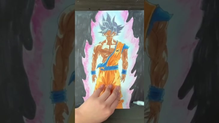 Drawing Goku ultra instinct (manga) / 漫画版孫悟空身勝手の極意描いてみた