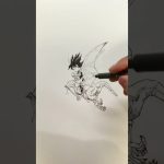 【ドラゴンボール】悟天と恐竜Goten drawing manga/anime【DRAGON BALL】