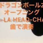 TVアニメドラゴンボールZ　オープニング　影山ヒロノブ「CHA-LA HEAD-CHA-LA」を歯で弾いてみた。　[耳コピ][歯ピアノ]