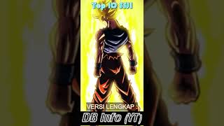 Everlasting Super Saiyan! Form SSJ terpopuler di awal 5 besar ranks Sobat DB Info! [Z SHORT]