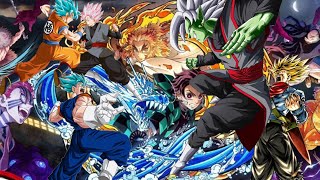 (MAD COMPARISON) Dragon Ball Super vs Demon Slayer opening (Akeboshi)(Goku Black Arc