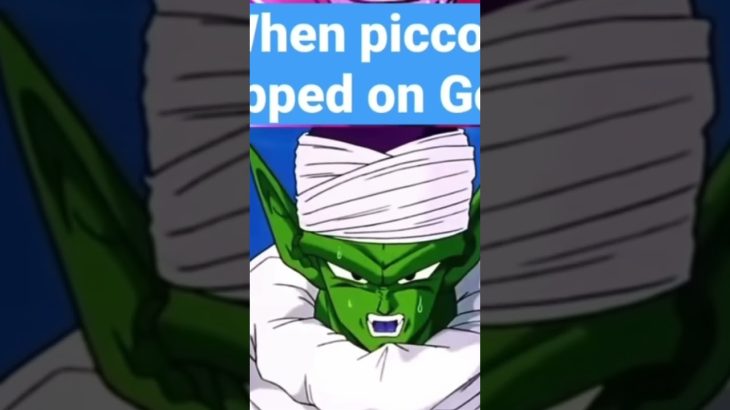 Piccolo gets mad at Goku about Gohan (Cell Saga) Dragonball Z