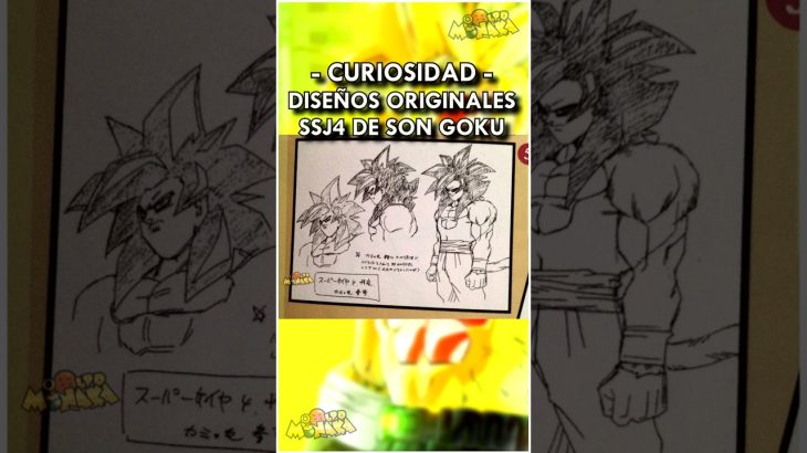 Los Diseños ORIGINALES de GOKU SSJ4 | #dragonball #shorts