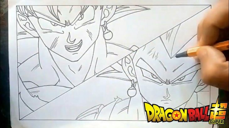 Speed drawing Goku & Vegeta, Dragon Ball Super. Alex’s Art ドラゴンボール超