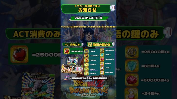 【ドッカンバトル】定時お知らせ  #ドカバト#ドッカン#ドッカンバトル#ドラゴンボール#dokkanbattle ‘shorts@ドッカンバトル59ch