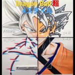 Dragon BallSUPERドラゴンボール超 4スタイル #アナログ #手描き #drawing #art #イラスト #模写 #illustration #色鉛筆 #水彩 #DragonBall