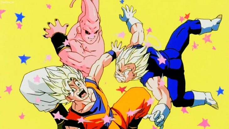 ブウ、悟空、ベジータの間のおかしな状況   ドラゴンボールZ 瞬間  Dragon Ball Z Full HD – Goku And Vegeta vs Buuhan #goku #anime