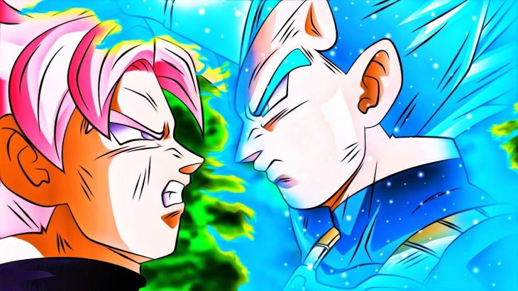 アニメドラゴンボール超 (スーパー) 悟空ブラック vs ベジータ – ベジータは悟空ブラックにノックされる Dragon Ball Super  – goku black vs vegeta