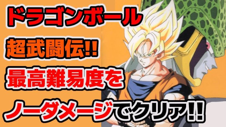 最高難易度をノーダメージ!!真エンディングに挑戦!!【ドラゴンボールZ 超武闘伝】