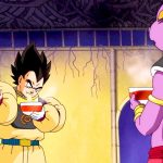 Champa was stunned when he saw Goku and Vegeta eating Ramen