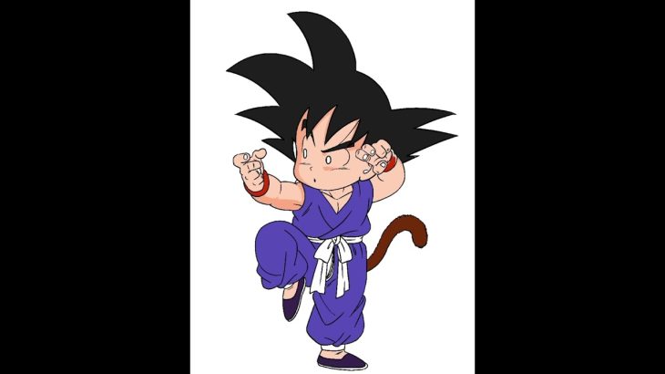 Draw Dragon Ball Son Gokuドラゴンボール孫悟空を描きます