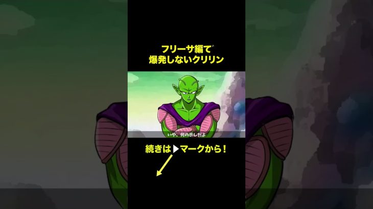 【アニメ】フリーザ編で爆発しないクリリン【ドラゴンボール】