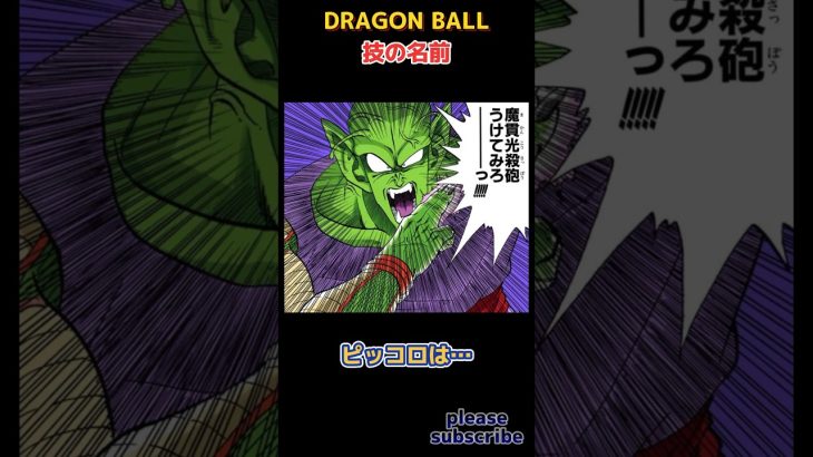 【DRAGON BALL】ドラゴンボール小ネタ PART36 技の名前【ドラゴンボール】