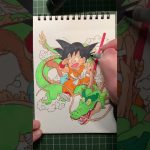 Drawing GOKU | 悟空かいてみた #drawing #illustration #アニメ #anime #ドラゴンボール #悟空 #dragonball #goku #respect