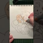 Drawing 悟空&クリリン #drawing #illustration #アニメ #anime #ドラゴンボール #dragonball #悟空 #goku #クリリン #respect