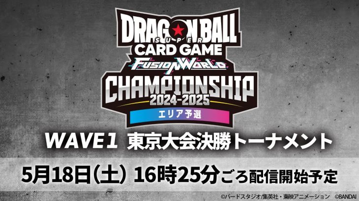 ドラゴンボールスーパーカードゲーム フュージョンワールド　チャンピオンシップ2024-2025 WAVE1　東京大会　決勝トーナメント