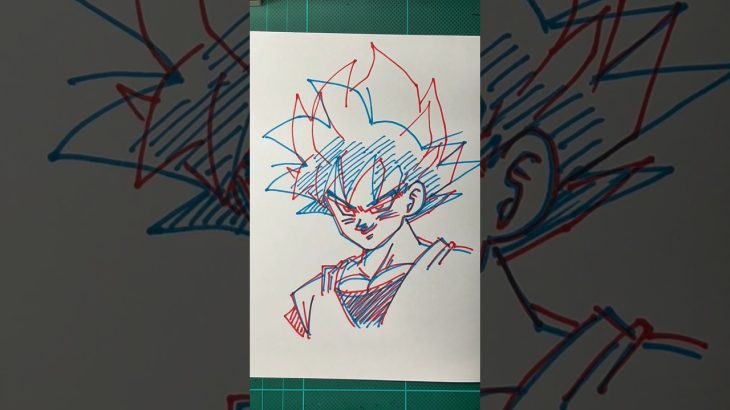 3D Goku Art#dragonball #ドラゴンボール #shorts