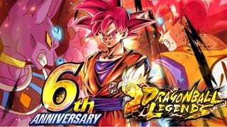 【6周年】ゴッド悟空！ゴッド悟空！【ドラゴンボールレジェンズ】