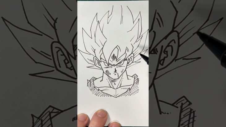 超サイヤ人の描き方#dragonball #ドラゴンボール#shorts