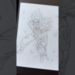 【ドラゴンボール】リクエスト　親子かめはめ波を描いてみた‼️パート２#shorts