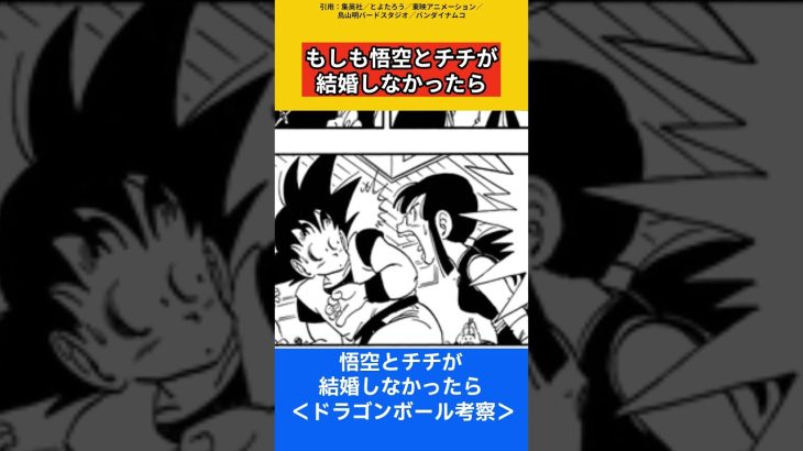 もしも悟空とチチが結婚しなかったら【ドラゴンボール雑学】 #ドラゴンボール反応集 #考察 #鳥山明