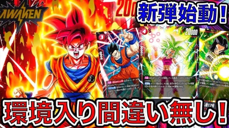 「ドラゴンボール超フュージョンワールド」いよいよ第２弾環境スタート！赤ゴッド孫悟空が強すぎた！【なべりっじトレカチャンネル】