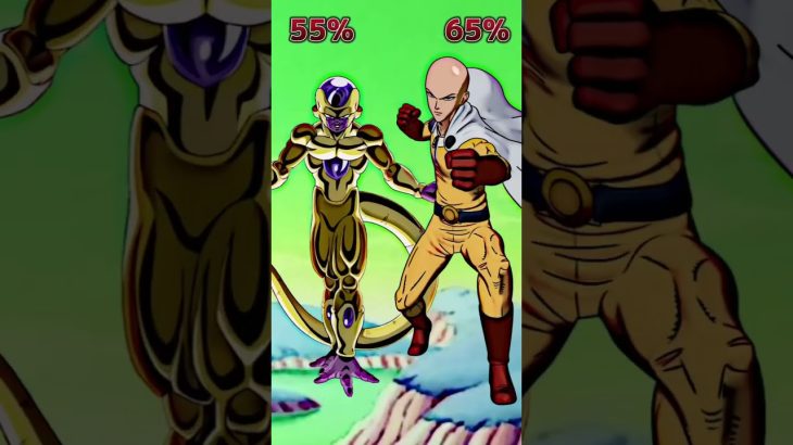 FRIEZA VS SAITAMA #dragonball #onepunchman #saitama #frieza #1vs1 #animebattle #anime #ドラゴンボール