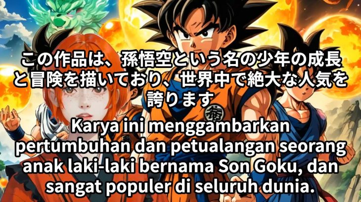 【日本の漫画】ドラゴンボールについて｜[Manga Jepang] Tentang Dragon Ball