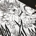 Drawing a Manga page | Dragon Ball Super |ドラゴンボール 超 （ スーパー ）Akira Toriyama